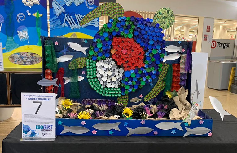 ECO Art Challenge exhibition at Port Central.