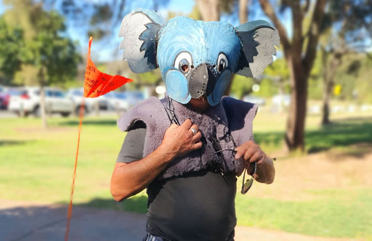 KoaLaMan hits the road to find a home