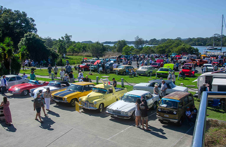 Engines ready for 2025 Laurieton Vintage Motor Club Show and Shine