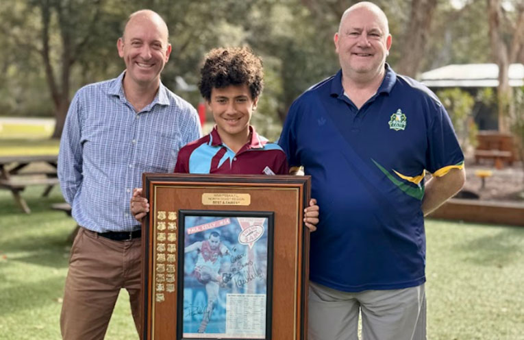 North Haven student earns best and fairest at state AFL championships