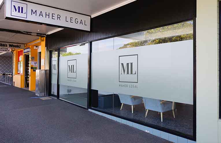 Natalie and Tony lead the team at Maher Legal.