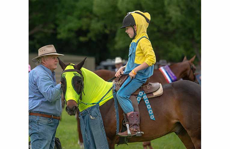 Avid show enthusiast Lacey Cullen.