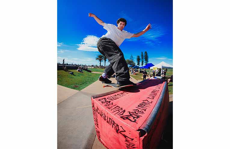 Skater Sam Saddleton.