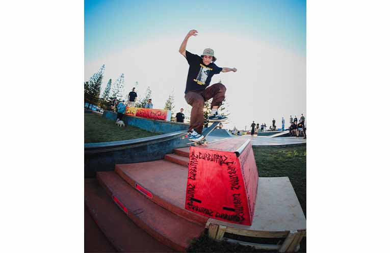 Peter Terp demonstrates his style.