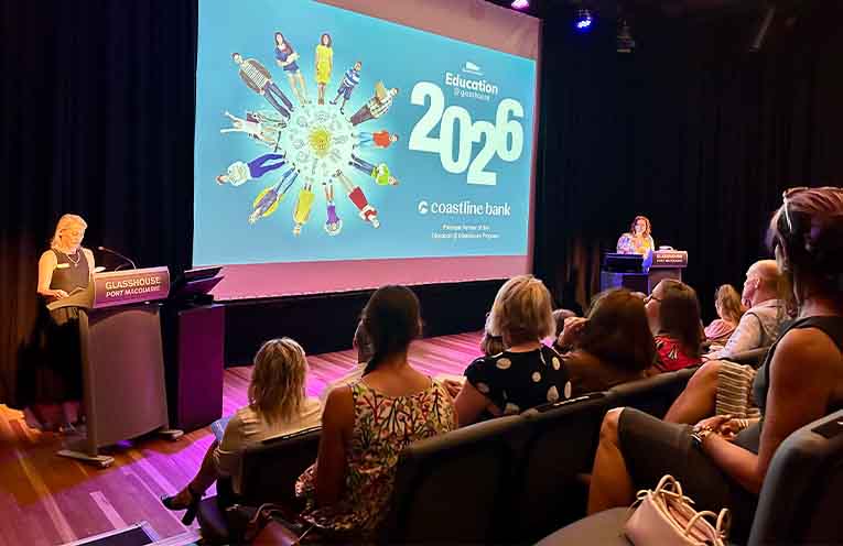 Bec Washington and Bridget Purtill launched next year’s education program.