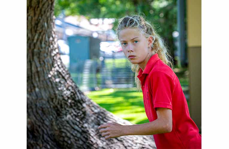 Scarlet ready to take on her competition. Photo Kim Ambrose/SaltyFoxFotography.