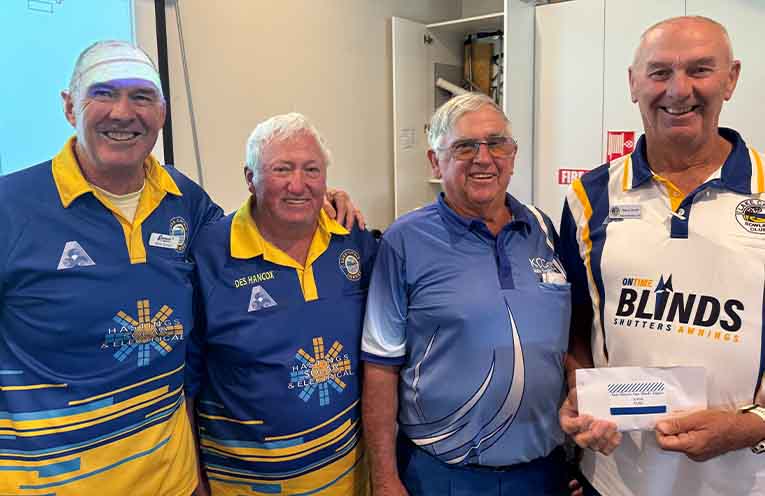 Kew Class Triples Winners - Brian Kettels, Des Hancox, Steve Smith.