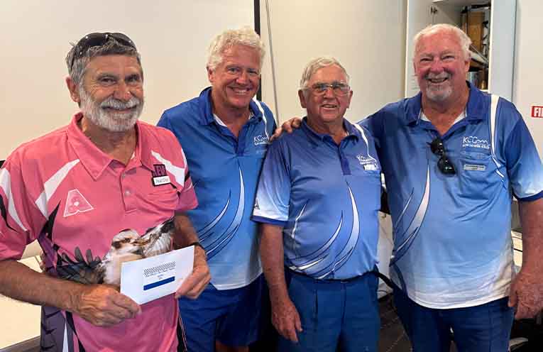 Kew Classic Triples Runners Up - Paul Cini, Brad Conway, Jeff Wylie.