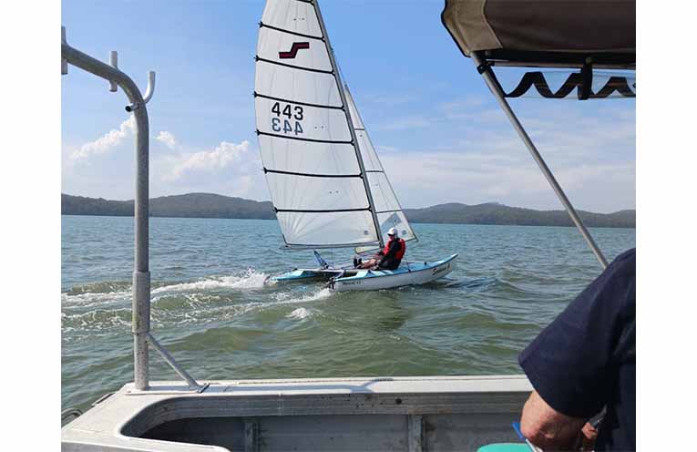Recent action from Queens Lake Sailing Club.