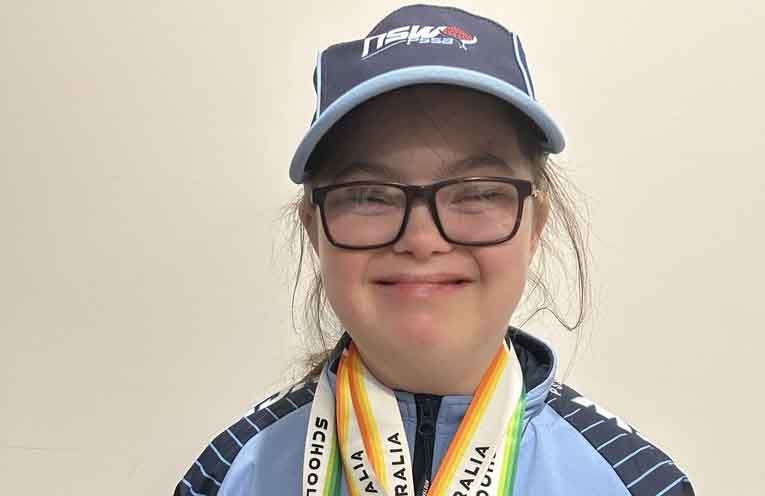 Athletics medal haul for 10yo Courtney Date