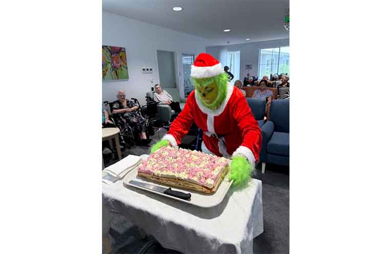 True to character, the Grinch added a little mischief.