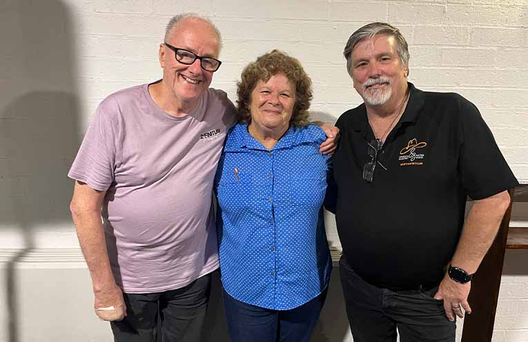 Kevin Carter, Shaz Salter and Mal Salter.