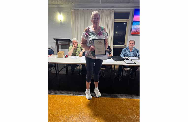 Liz Faassen was awarded life membership.