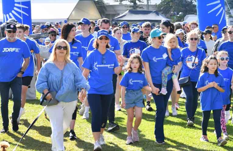 Port Macquarie community walking for a world without type 1 diabetes