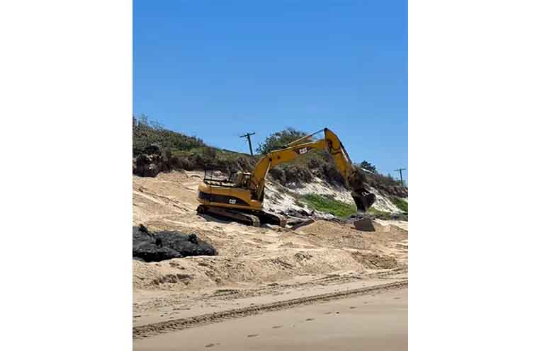 The stabilisation works at Illaroo Rd were due to wrap up this week. Photos: PMHC.