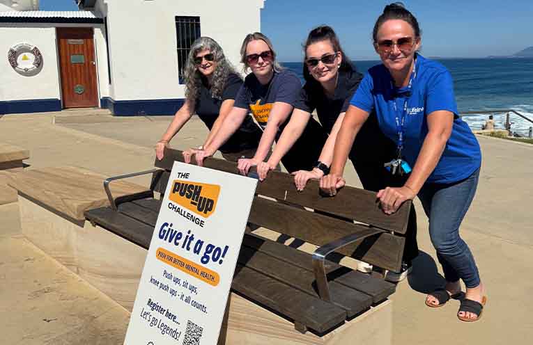 Registrations open for Lifeline Mid Coast Push-Up Challenge
