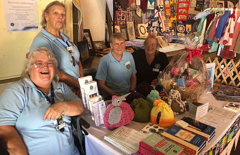Wauchope CWA members (l-r) Doreen Burns, Gail Kirkpatrick, Donna McKenzie, Deirdre Pfeiffer. Photo: Pauline Cain.