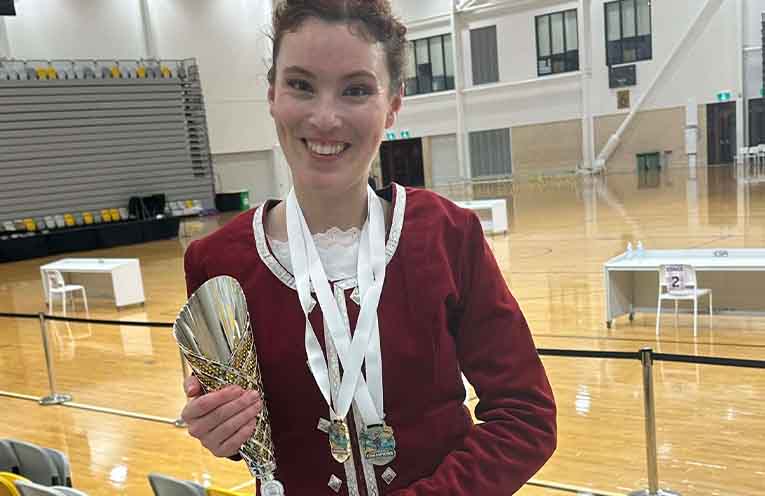 Bonny Hills Highland dancer brings home gold