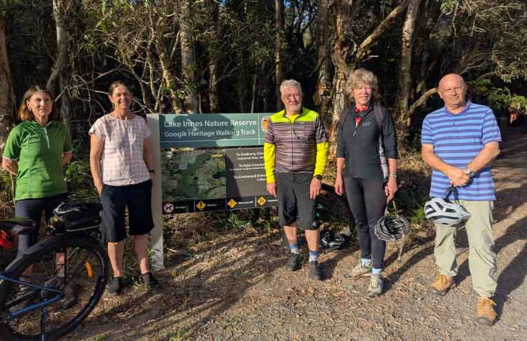 Proposal for cycling track to link Port Macquarie town centre and the Googik Track