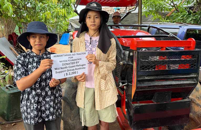 Camden Haven and Kendall fundraising helps buy tractor