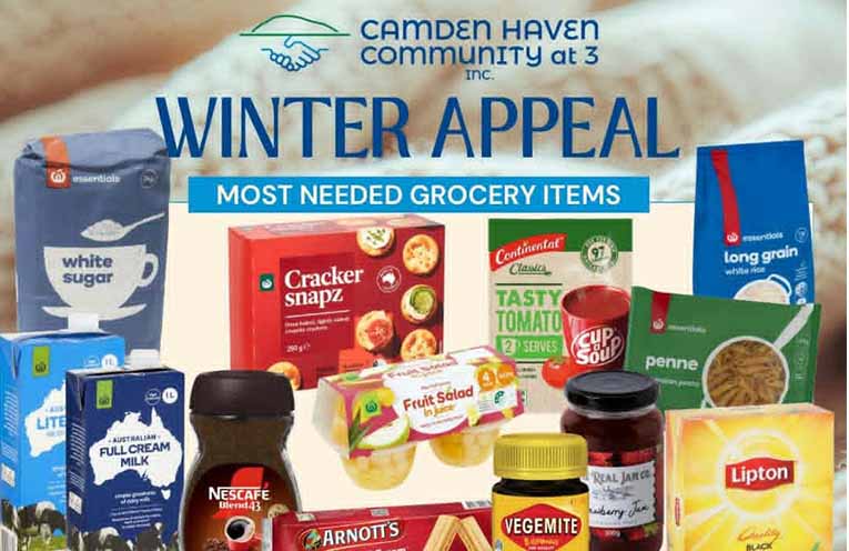 Camden Haven Community at 3 winter appeal in full swing