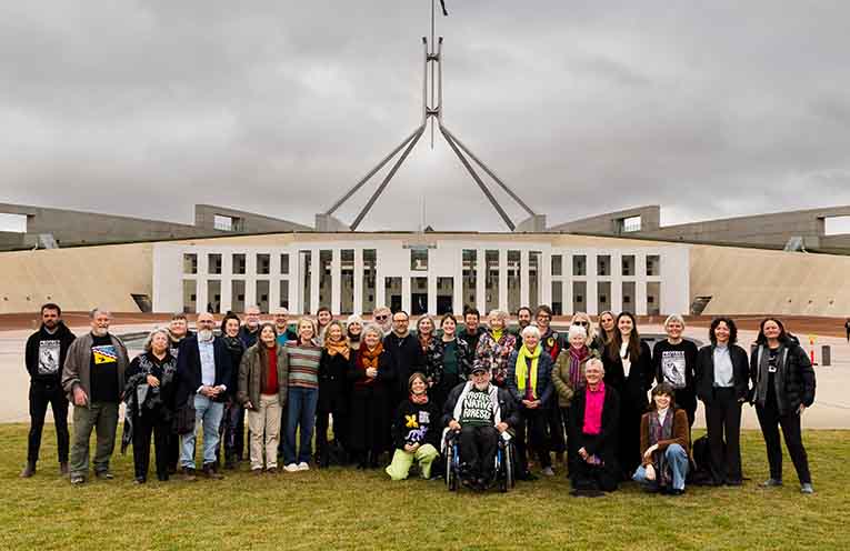 A national meeting calling for an end to native forest logging