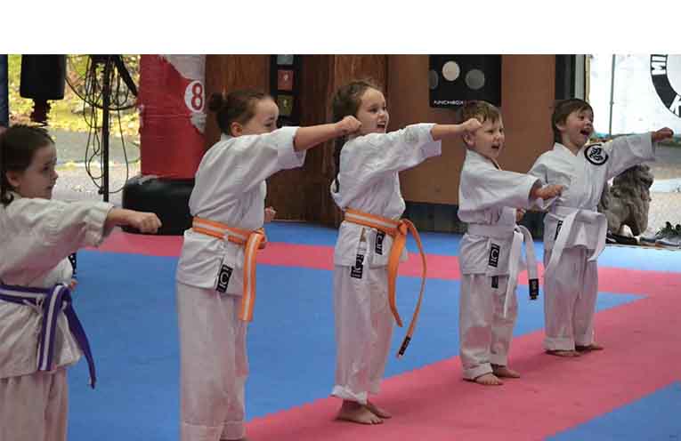 Little Ninjas Vivienne, Dimity, Grace, Thanasi, and Benny.