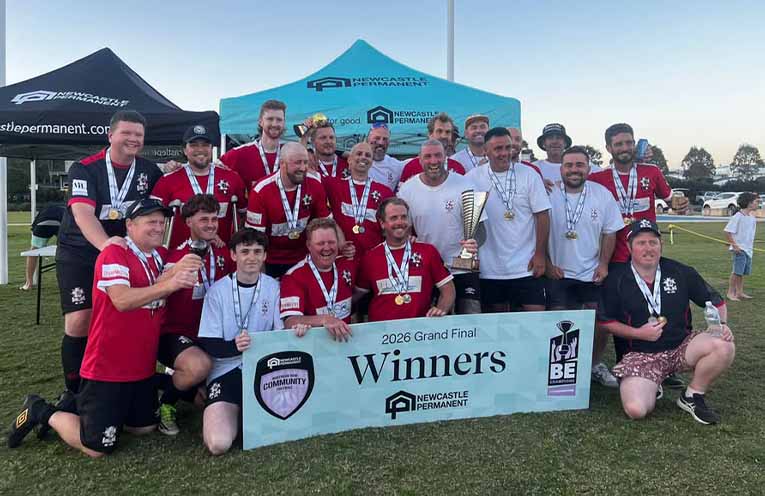 The Camden Haven Redbacks’ Silverbacks, Men’s Senior A-grade team. Photo: Supplied.