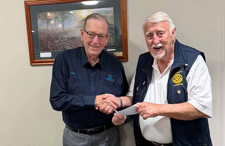 Laurieton Rotary Club’s $500 grant was no hollow gesture