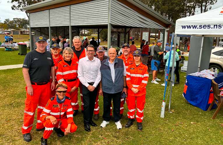 Despite the rain, community spirit shone through to support Camden Haven SES
