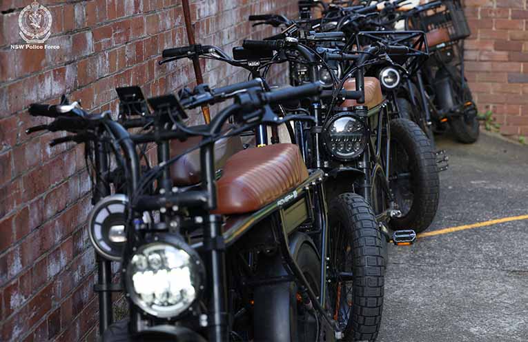 Police seize 36 illegal e-bikes under new legislation