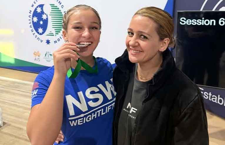 Young Camden Haven weightlifter has her sights set on Commonwealth Games