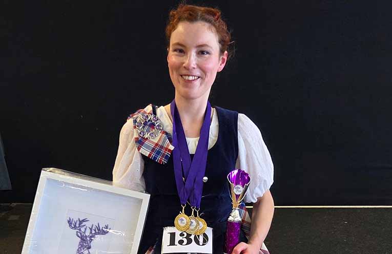 Bonny Hills dancer steps up at Grafton’s annual Highland dancing competition