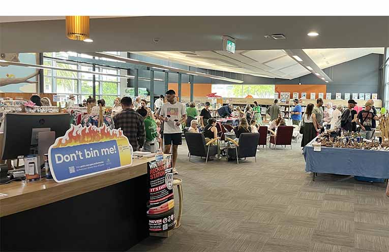 Around 1500 people attended last year’s Repair Fair at Port Macquarie’s library. Photo: PMH Council.