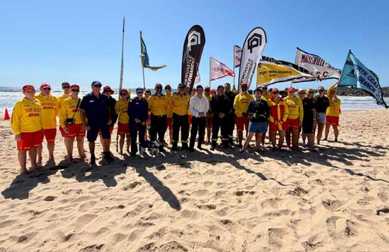 Red and yellow flags signal the start of surf lifesaving season at Camden Haven