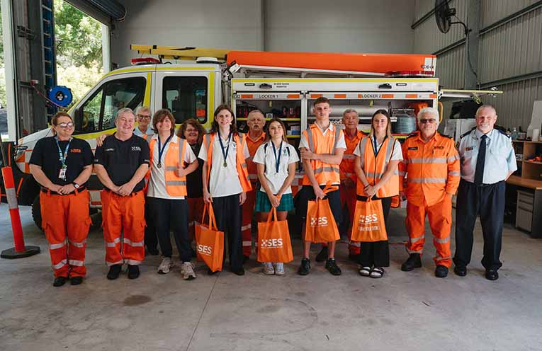Camden Haven students get hands-on experience of SES